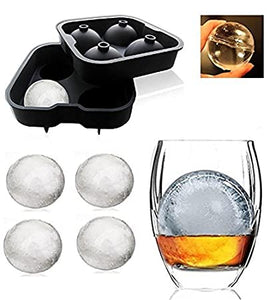 ICE CUBE MOLD - 4 BALLS DIAM 5CM