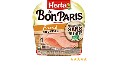 HERTA 4 SLICES SMOKED HAM BON PARIS