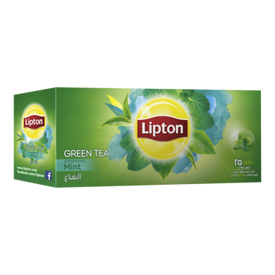 LIPTON GREEN TEA MINT 25 BAGS
