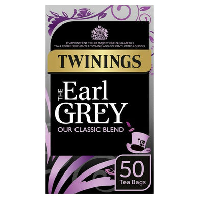 TWININGS EARL GREY TEA 50'S