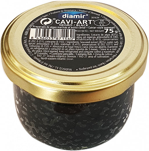 DIAMIR CAVI-ART BLACK CAVIAR STYLE SEAWEED 75G