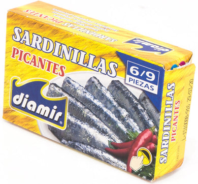 DIAMIR SMALL SARDINES IN CHILLI OIL 90G