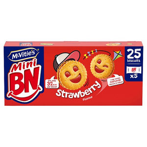 BN MINI STRAWBERRIES BISCUITS 175G