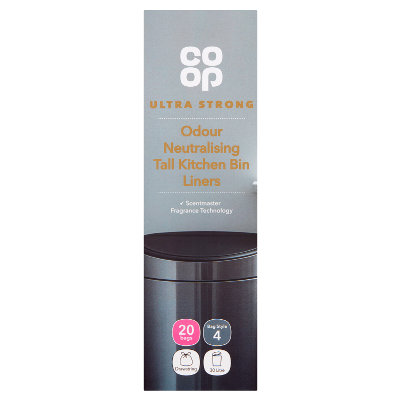 COOP 20  BIN LINERS ODOR NEUTRALISING 30L