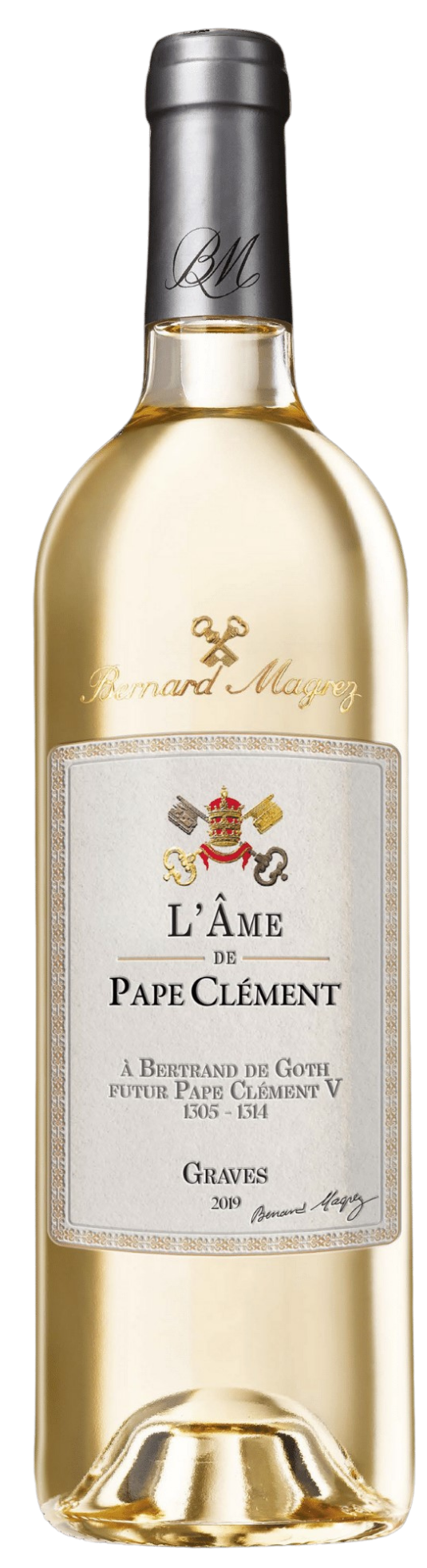 L' AME DE PAPE CLEMENT GRAVES BLANC 2019 75CL