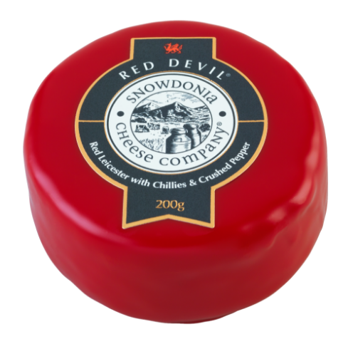 CHEESE CHEDDAR RED DEVIL PIMENT 200GR