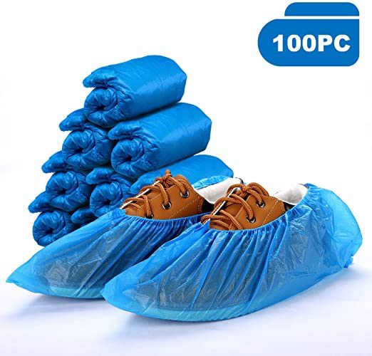 BLUE OVERSHOES BOX OF 50 PAIRS 100PC
