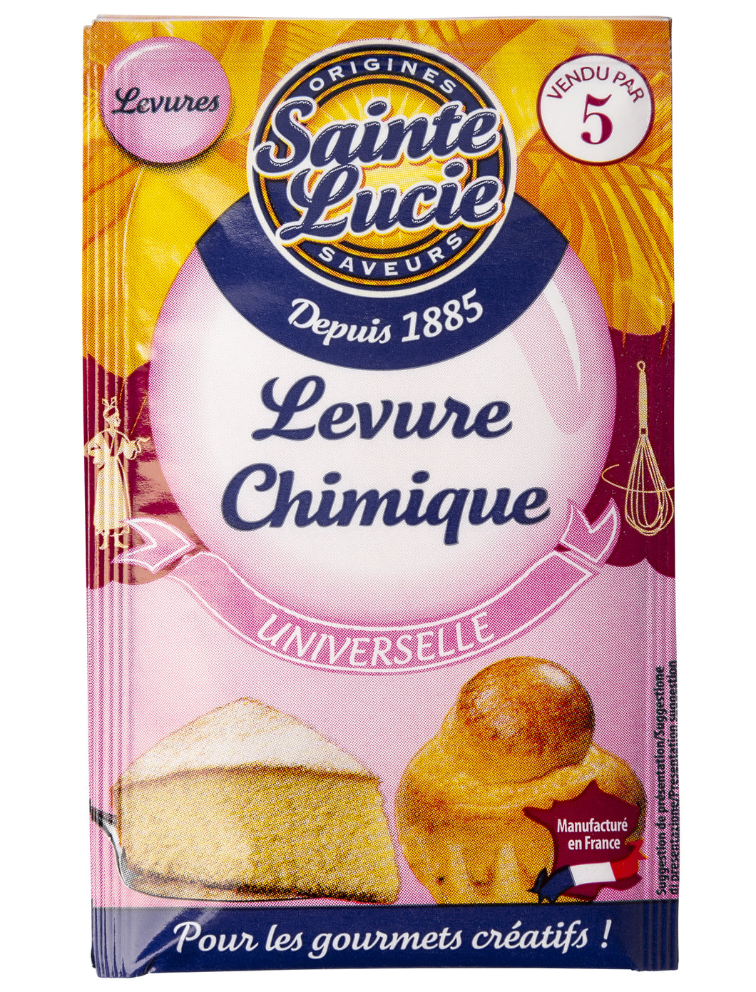 BAKING POWDER STE LUCIE 5X10G