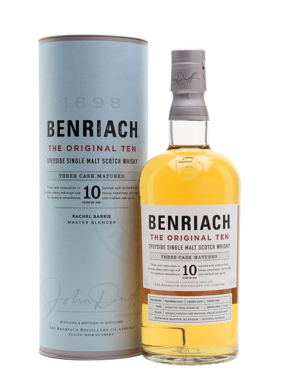 WHISKY BENRIACH 10 YRS  70CL