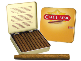 CAFE CREME CIGARS BROWN  X 10