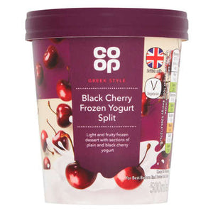 COOP BLACK CHERRY YOGURT ICE 500ML