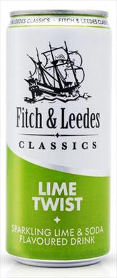 FITCH & LEEDES CAN CLASSIC LIME TWIST 300ML
