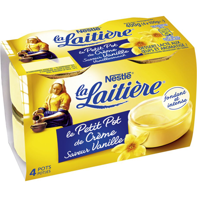 LA LAITIERE VANILLA CUSTARD 4X100G