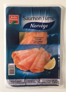 BF SMOKED SALMON NORWAY 4 SLICES 150GR