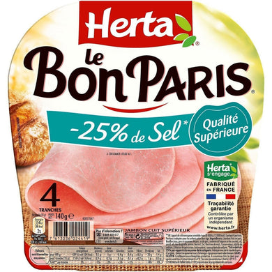 HERTA 4 SLICES HAM BON PARIS FINE SLICES