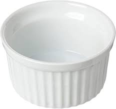 RIBBED RAMEKIN WHITE D70MM