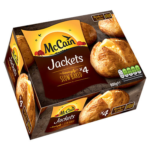 MC CAIN READY BAKED JACKETS 4PKT