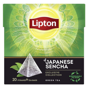 LIPTON GREEN TEA SENCHA PYRAM 20'S