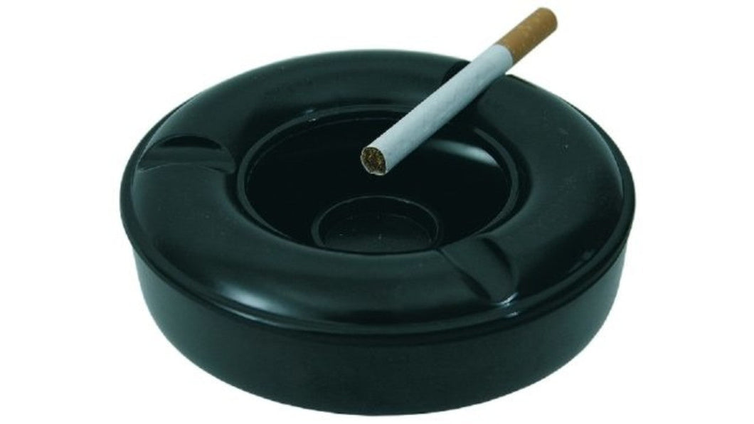 TERRACE ASHTRAY MELAMINE BLACK