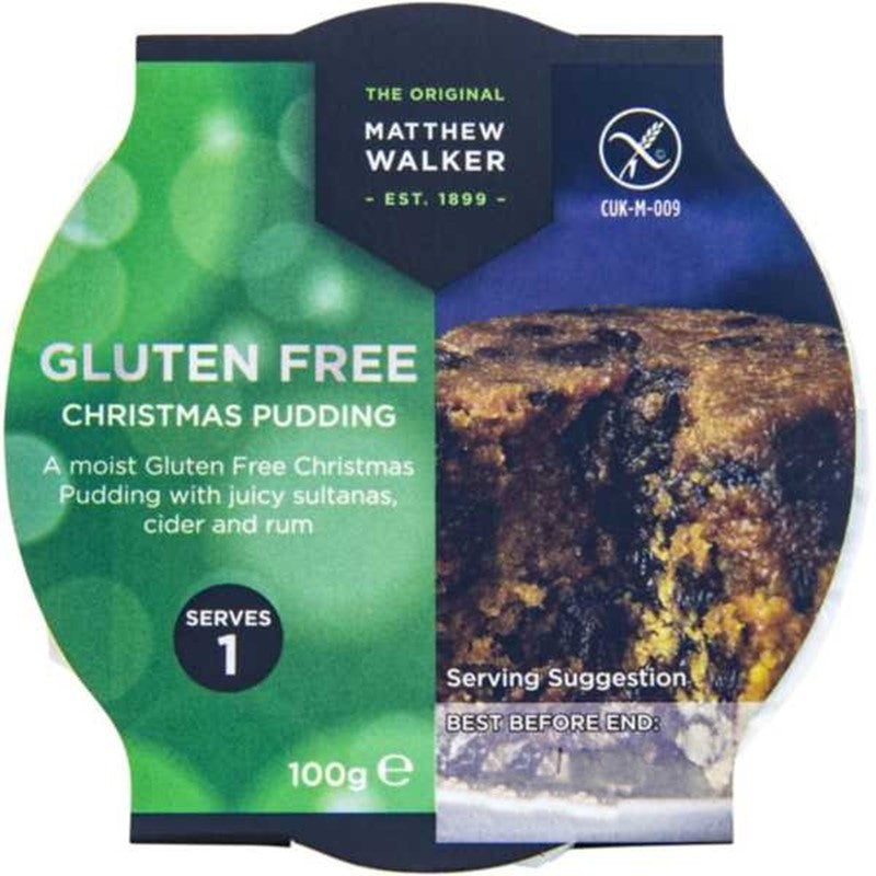 M.WALKER XMAS PUDDING GLUTTEN FREE 100G