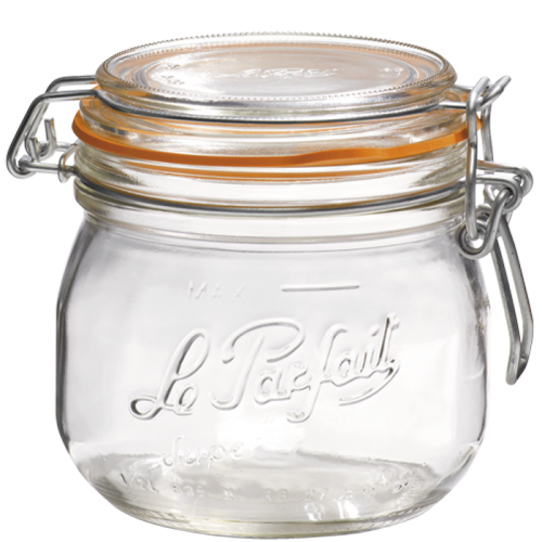 LE PARFAIT JAM GLASS JAR 500ML