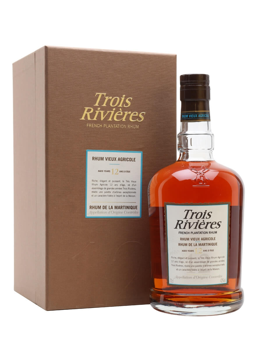 3 RIVIERES RUM 12 YEARS OLD 70CL