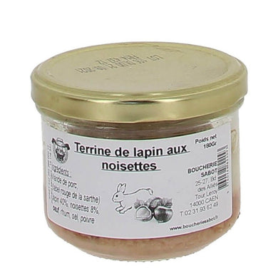 DBF RABBIT PATE WITH NUTS 180GR