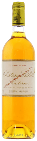 CHT GILETTE 1989 SAUTERNES 75CL